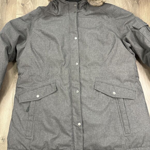 Eddie Bauer Weatheredge Women’s Superior 3.0 Down Parka Coat Grey Size 2XL - Picture 6 of 10